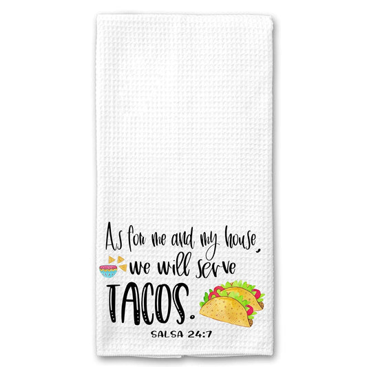 Serve Tacos Microfiber Kitchen Towel