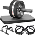 Ab Rollers Wheel Kit for Home Core Training - Complete 6-in-1 Set