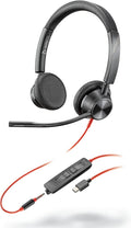 Plantronics Blackwire 3325 USB-C Wired Stereo Headset - Clear Office