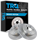 TRQ Rear Brake Rotors Set Compatible with 1997-2007 Caravan - Reliable