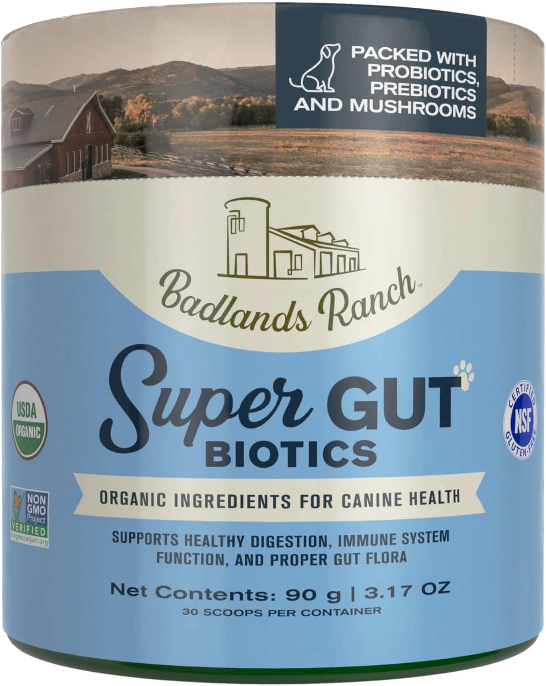 Super Gut Biotics Canine Digestive Supplement for Dogs