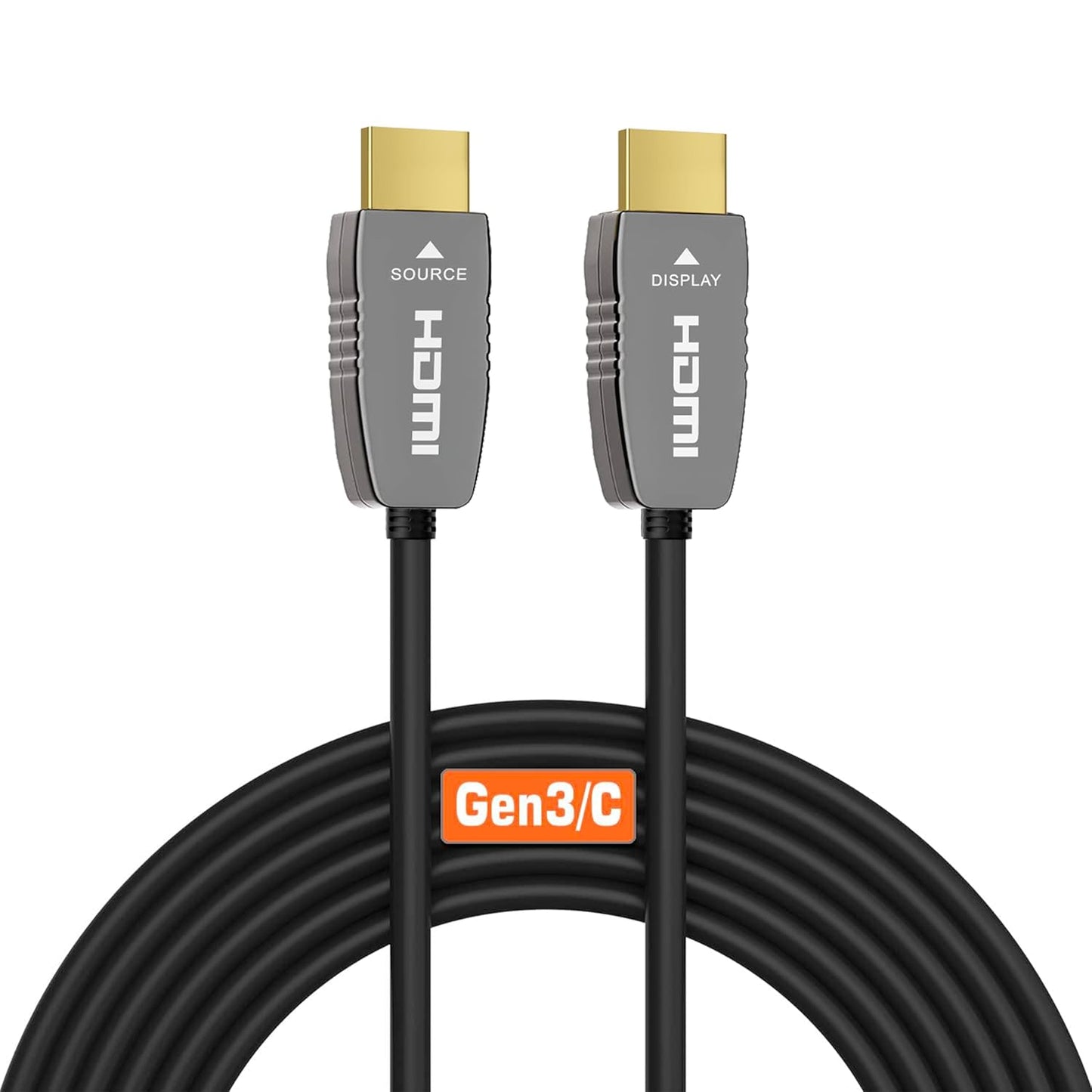 8K HDMI Fiber Optic Cable 50 Feet for Ultimate Gaming Experience