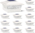 Solar Post Cap Lights Outdoor 12pack - Elegant Waterproof Deck