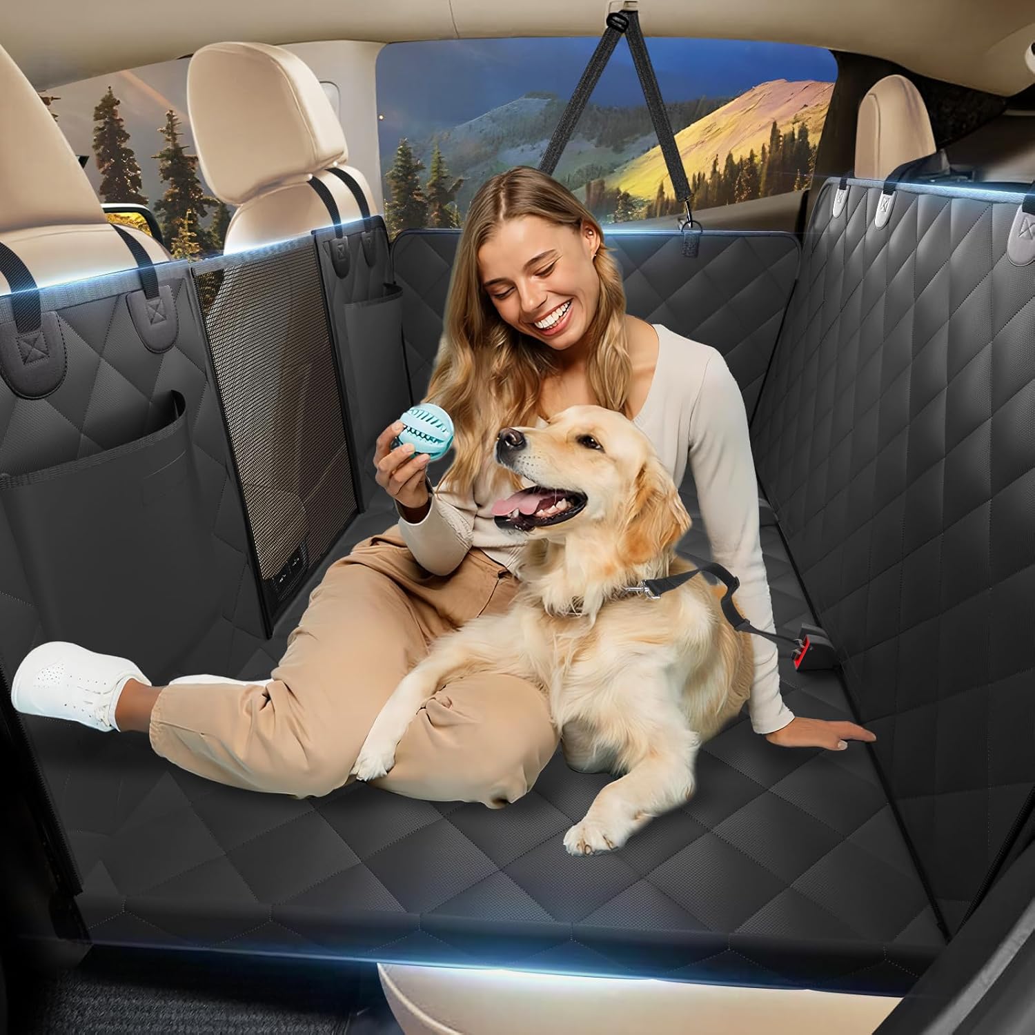 Back Seat Extender for Dogs - Enhance Comfort and Safety
