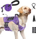 No Pull Tactical Dog Harness for Large Dogs - Escape Proof Molle Vest