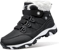 ASHION Womens Snow Boots Warm Fur Lined Ankle Booties - Cozy Outdoor