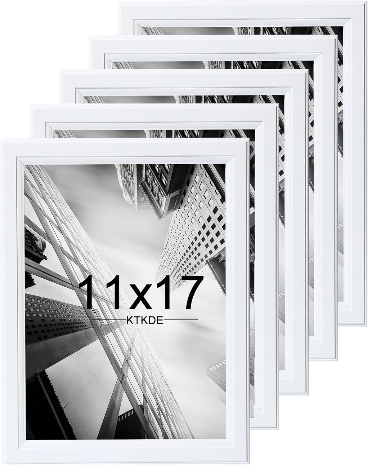 KTKDE 11x17 Picture Frame Set of 5 for Home Decor and Display