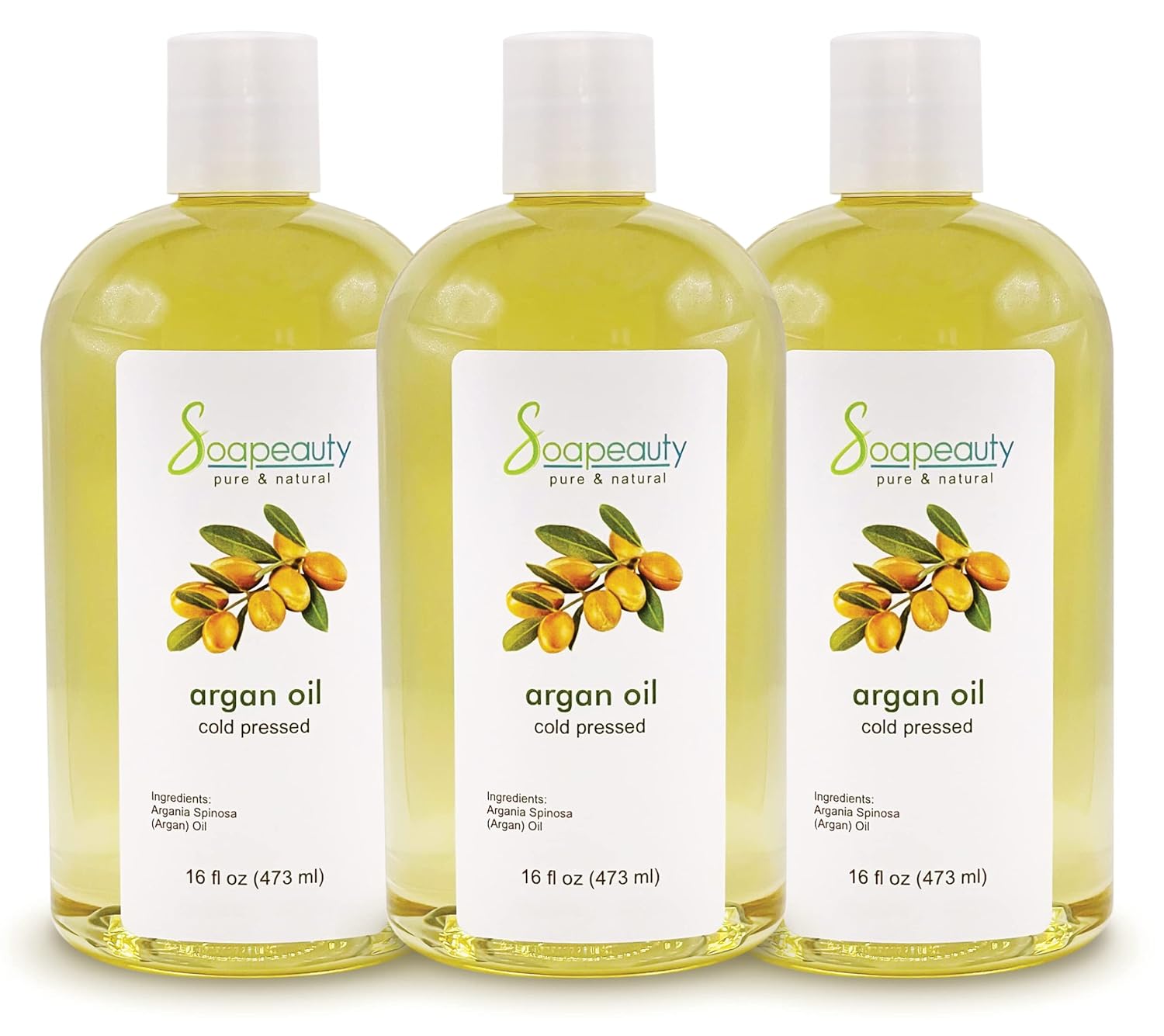 Soapeauty Argan Oil 100% Natural Cold Pressed for Skin and Hair