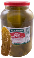 Mrs. Kleins Large Hot Pickles - Bold Spicy Dill Snack