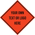 OrangeGear 48in x 48in MUTCD TTC Compliant Safety Orange Mesh Sign