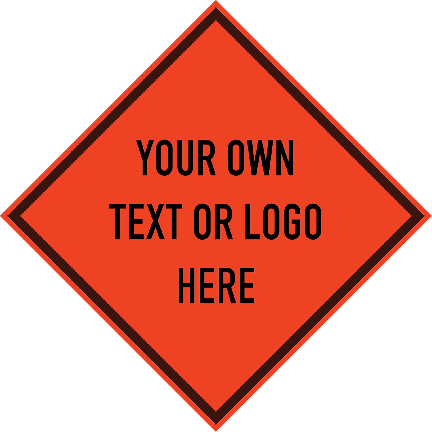 OrangeGear 48in x 48in MUTCD Compliant Safety Mesh Signs