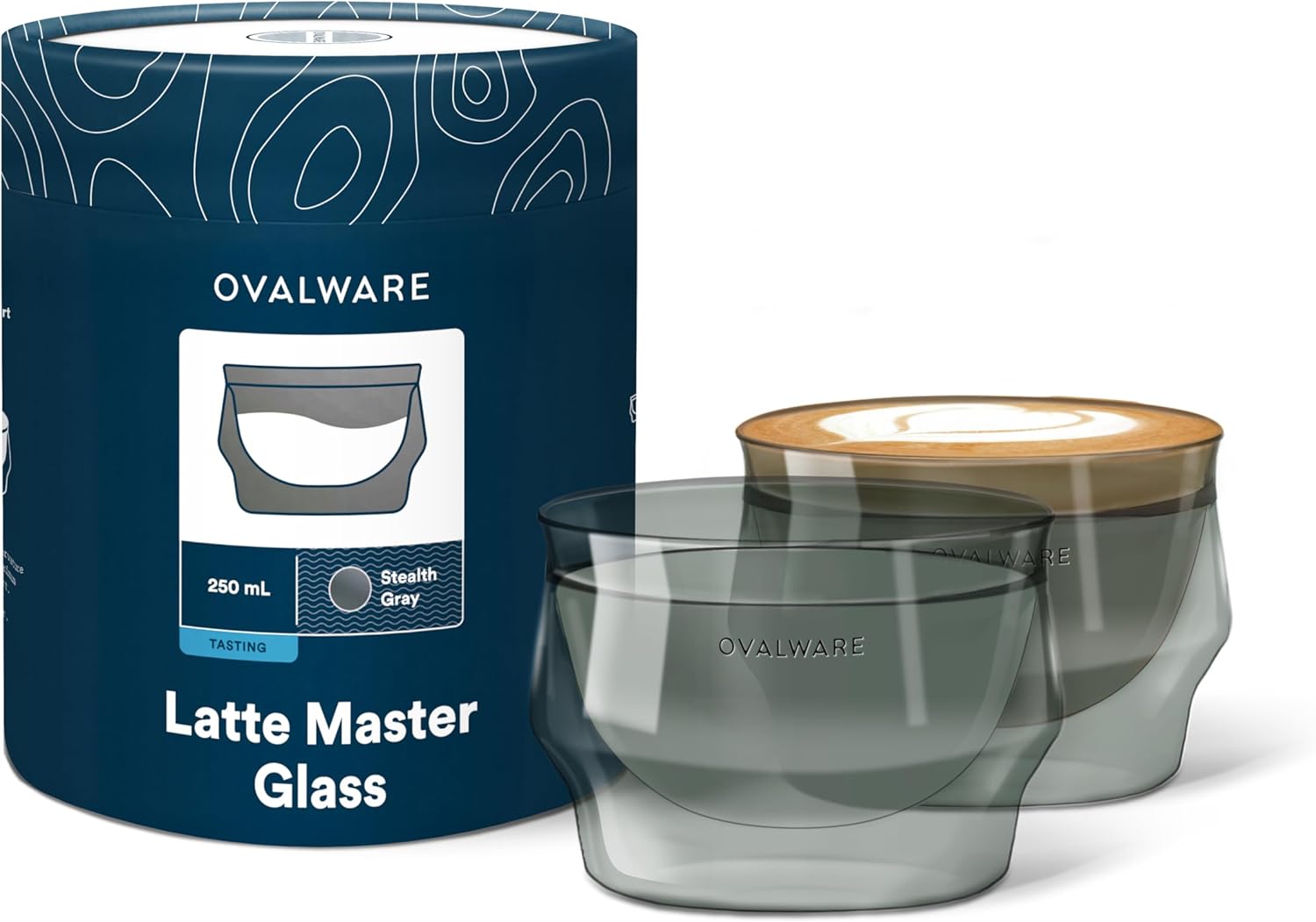 Double Wall Latte Cups Set of 2 for Perfect Coffee Moments