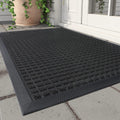 MontVoo Door Mat for Entryway - Sturdy Non Slip Welcome Mat