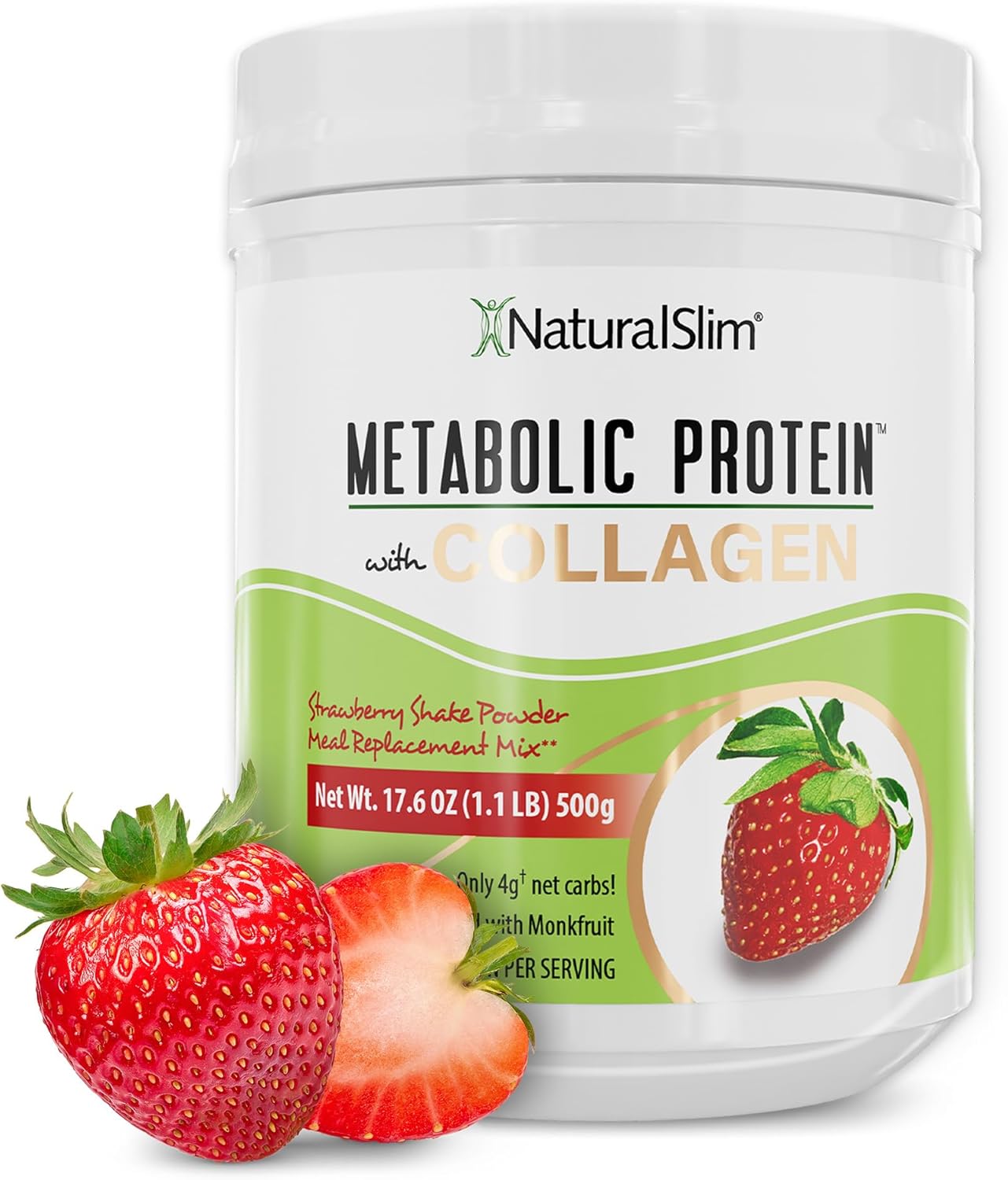 NaturalSlim Metabolic Protein Powder with Collagen for Health