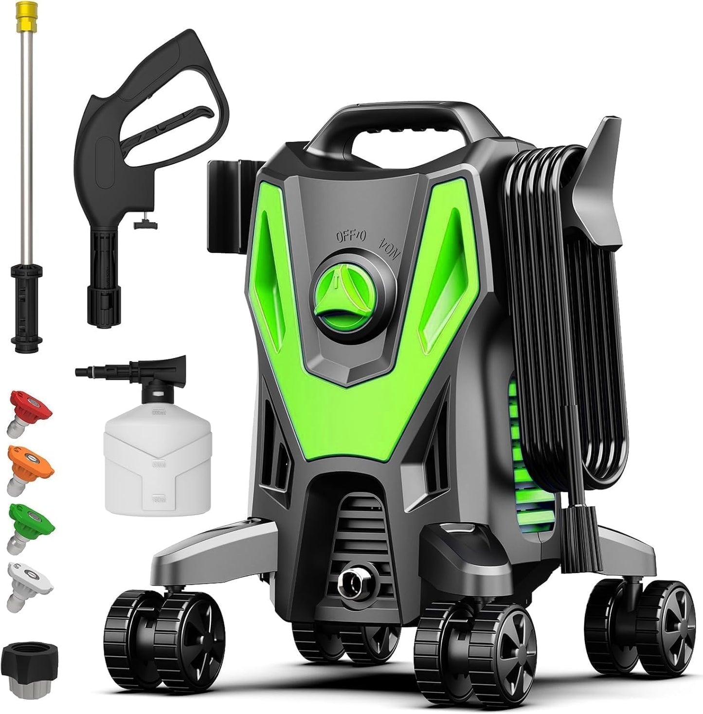 4800PSI Pressure Washer with Foam Cannon for Home Cleaning
