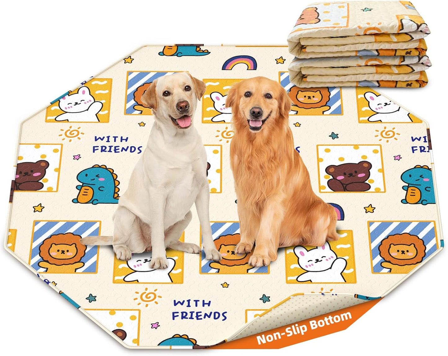 Washable Pee Pads for Dogs by PJYuCien - 67in x 26in Reusable