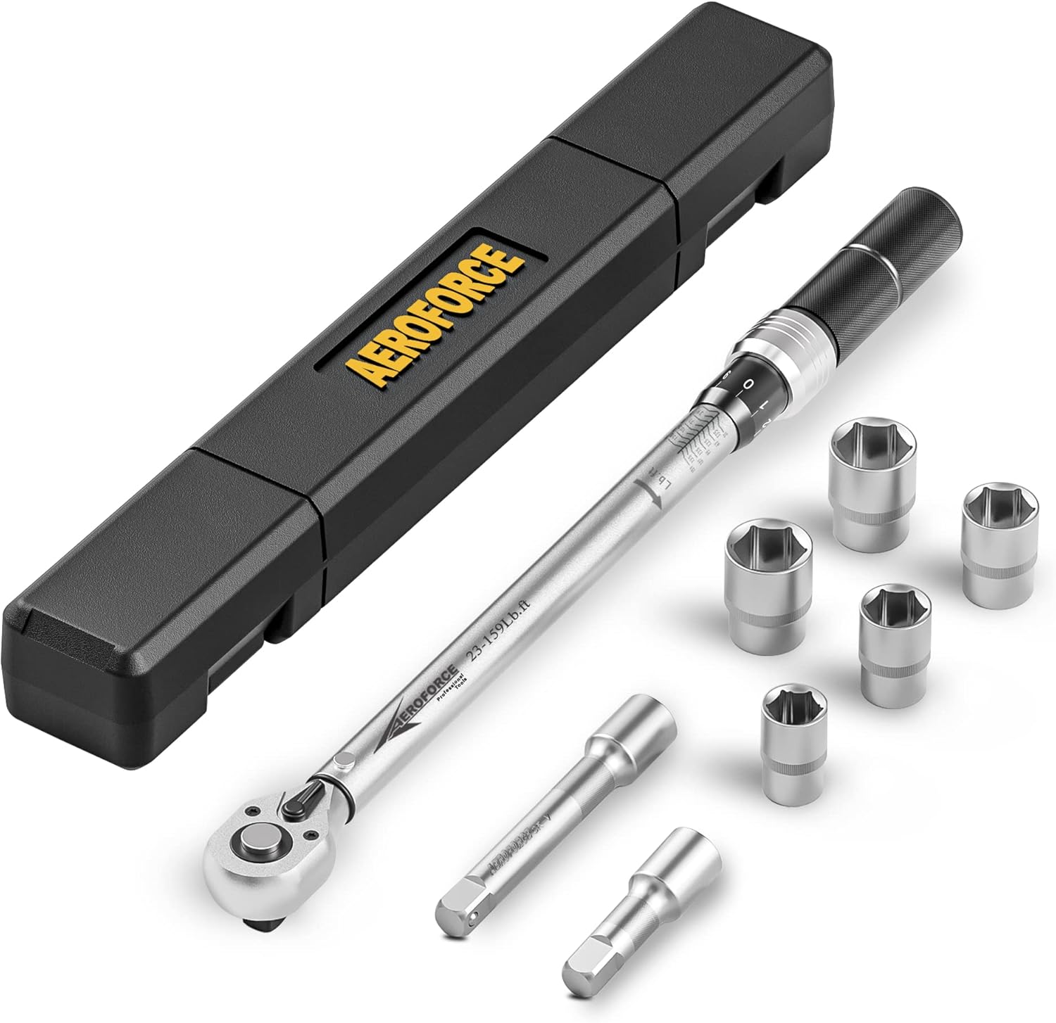 AEROFORCE 1/2-inch Drive Torque Wrench Set for Precision Work