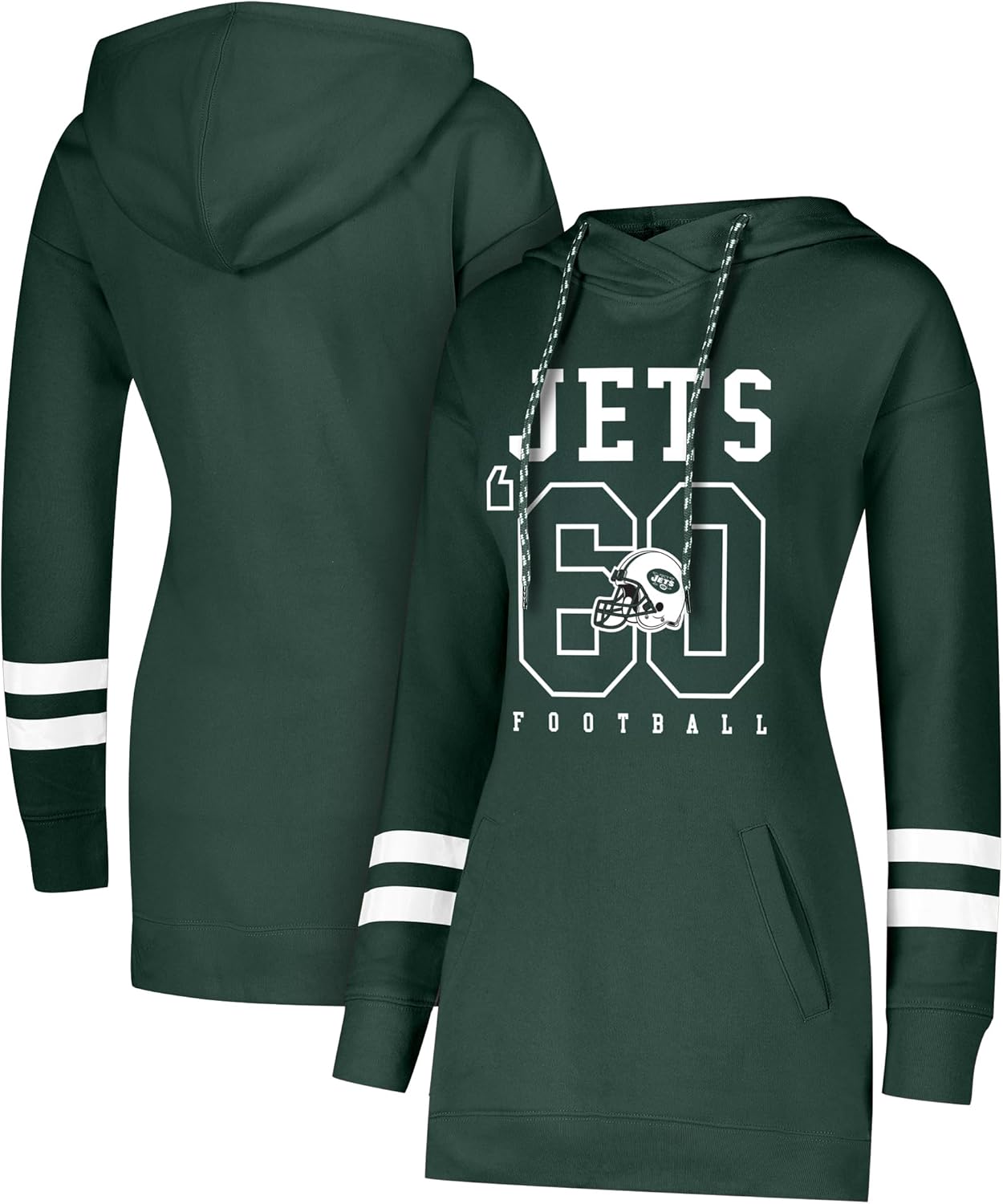 Ultra Game Women's Tunic Hoodie Pullover Sweatshirt for Fans