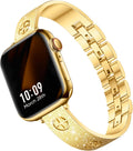 Missair Compatible Apple Watch Band 38-49mm - Dressy Stainless Steel 7