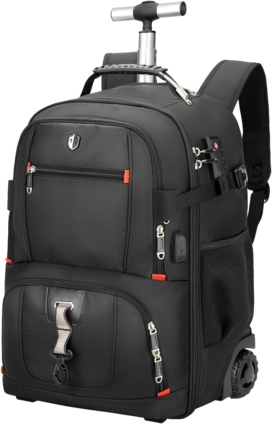 Vacuum Backpack with Wheels for Travel and Business Use