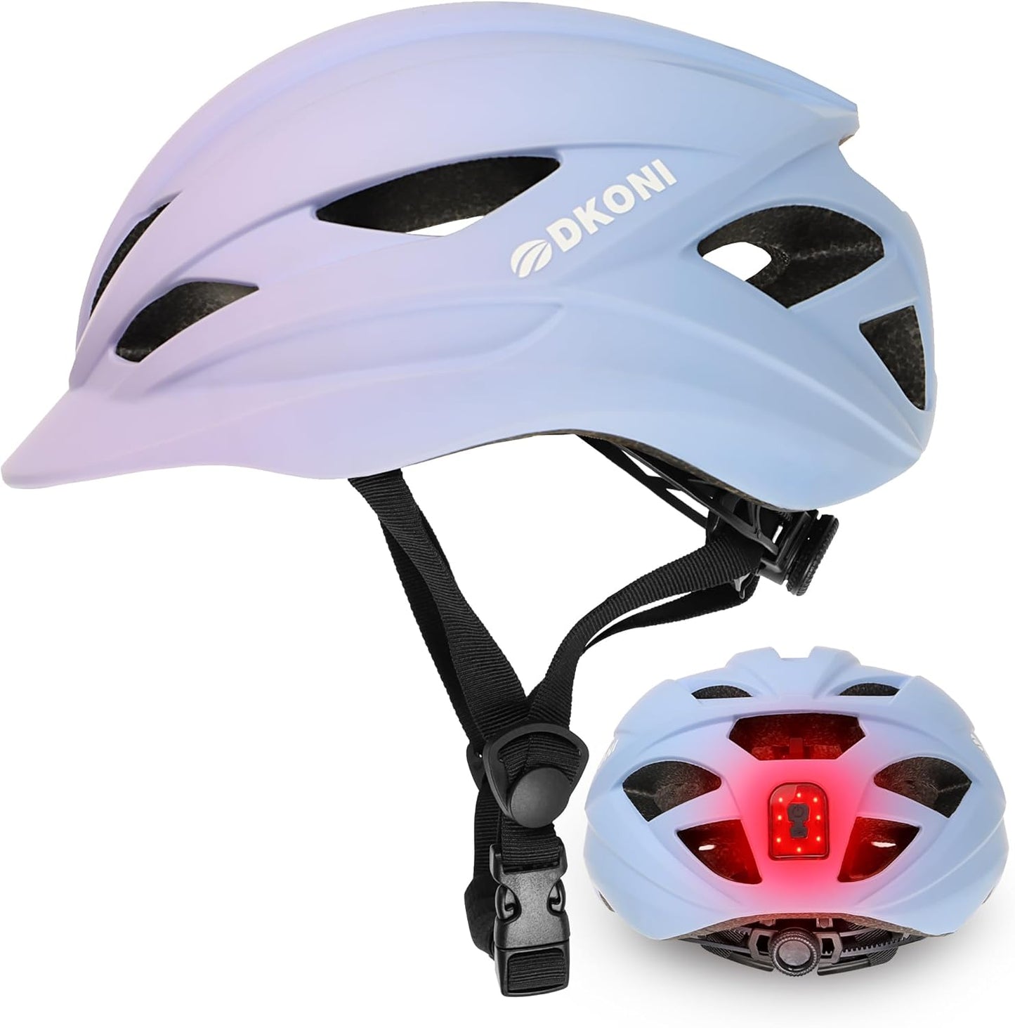 DKONI Urban Bike Helmet USB Charge Taillight
