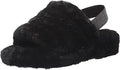 Fluff Yeah Slide Slipper for Women - Sheepskin Platform Comfort