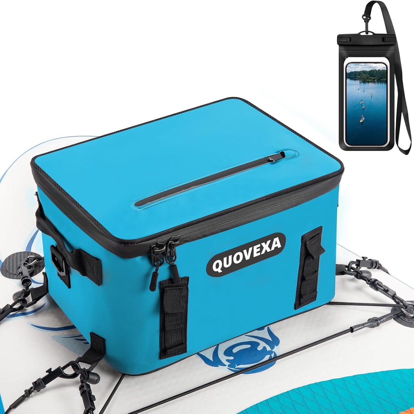 Paddle Board Cooler Bag with 4 Pockets for Drinks and Snacks