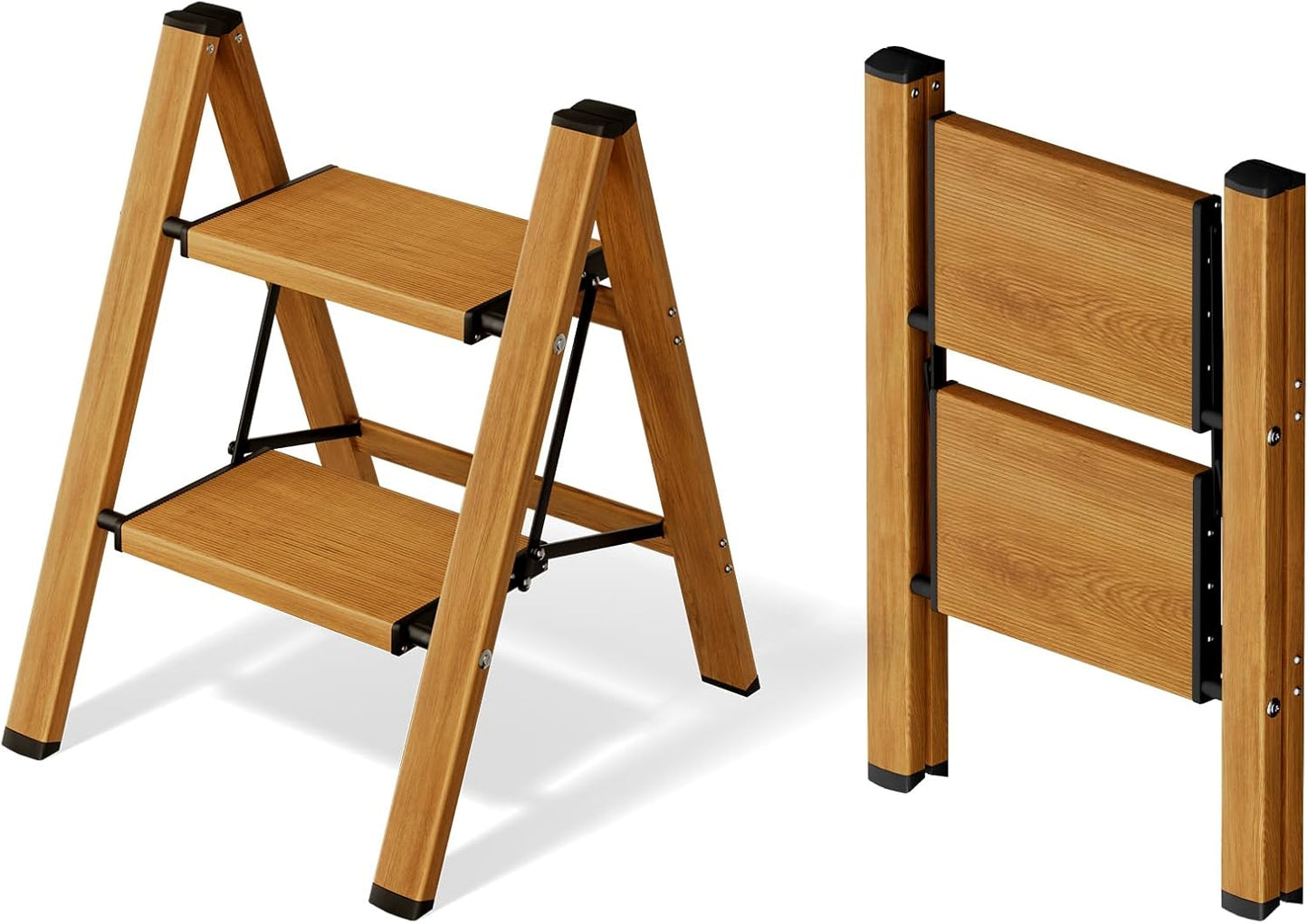 2 Step Ladder with Anti-Slip Pedals for Home and Office Use