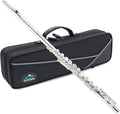 EASTROCK Silver Plated C Flute 16 Keys Open Hole - Beginner