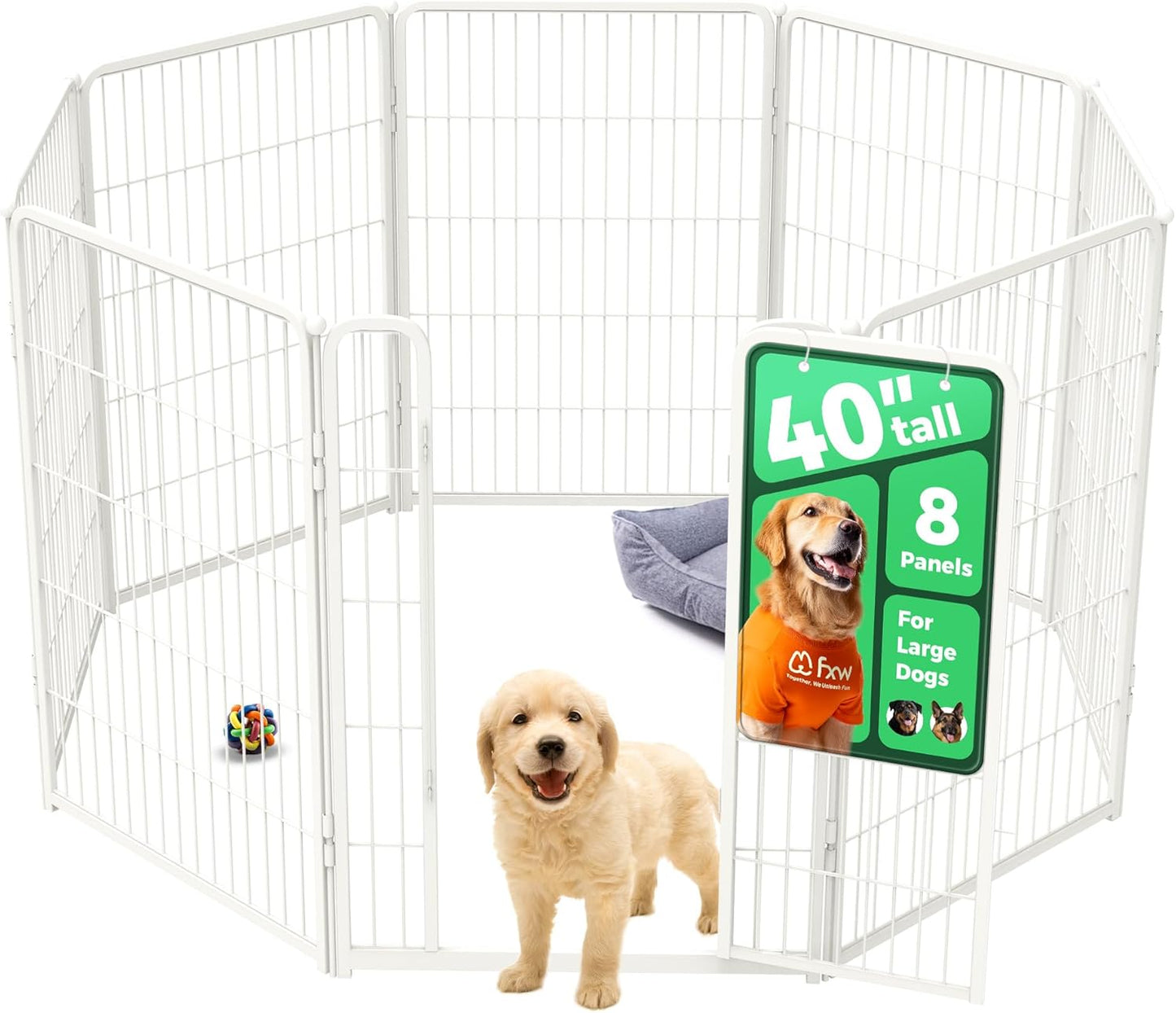 FXW Homeplus Unleashed Indoor Dog Playpen for Safe Play