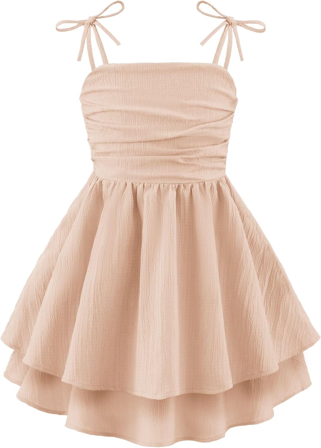 Arshiner Girls Summer Spaghetti Strap Dresses for Beach Fun