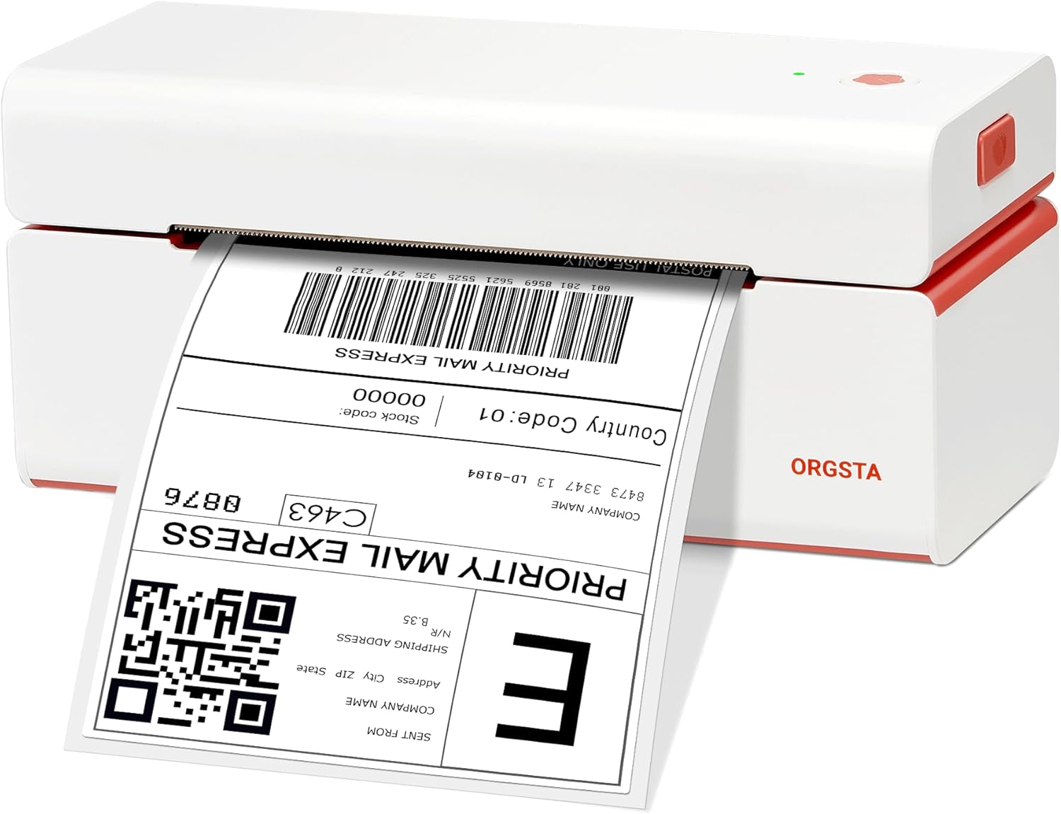 High Speed USB Thermal Shipping Label Printer - Commercial Grade 4x6 - ORGSTA