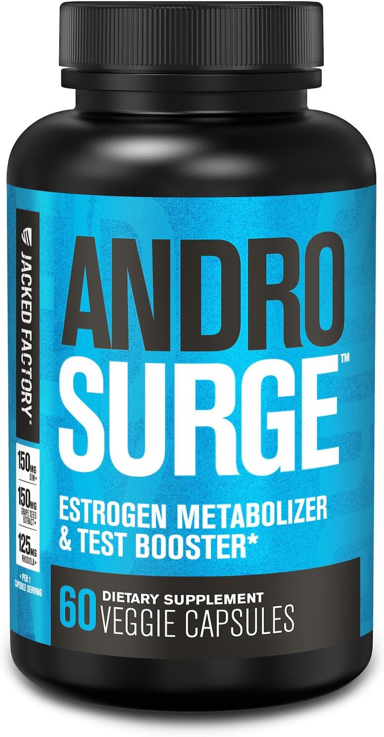 Androsurge Estrogen Blocker for Men - Natural Testosterone Booster