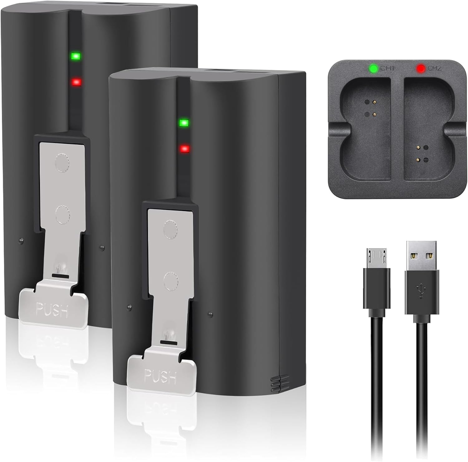 Enhanced Power Kit for Ring Devices - 2 Batteries + Charger