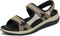 Orthopedic Leather Adjustable Venice Sandals - Supportive Comfort