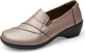 Women's Comfortable Lightweight Leather Loafers Slip-Ons - Dressy