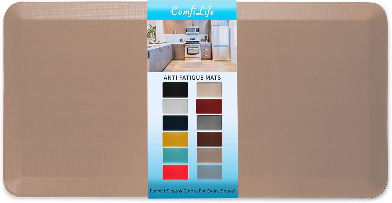 ComfiLife Anti Fatigue Floor Mat for Kitchen and Office Use