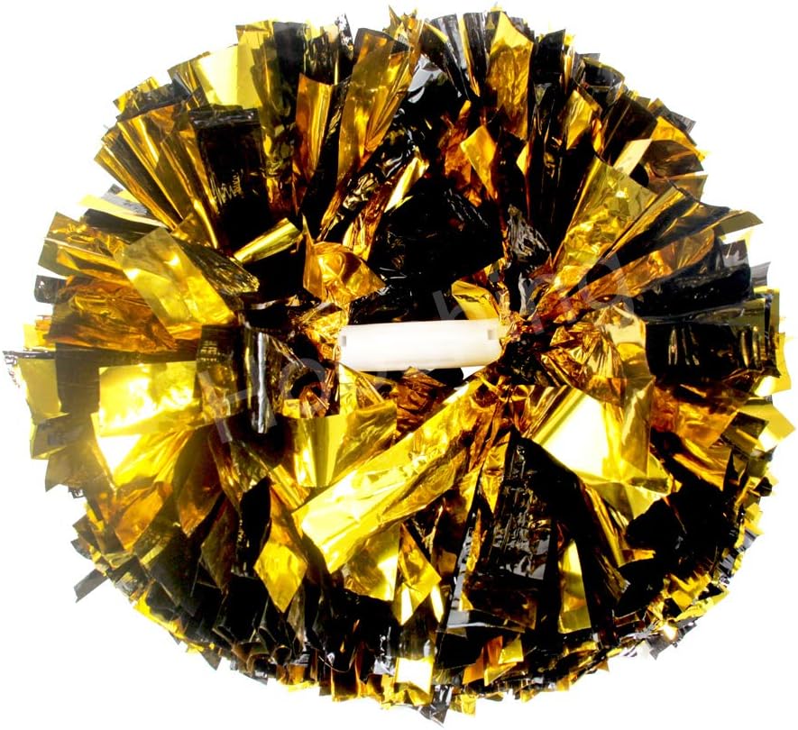 Cheerleading Pom Poms with Baton Handle for Team Spirit Fun