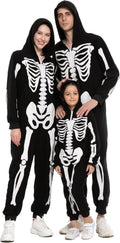 Family Matching Skeleton Pajama for Halloween Cosplay Fun