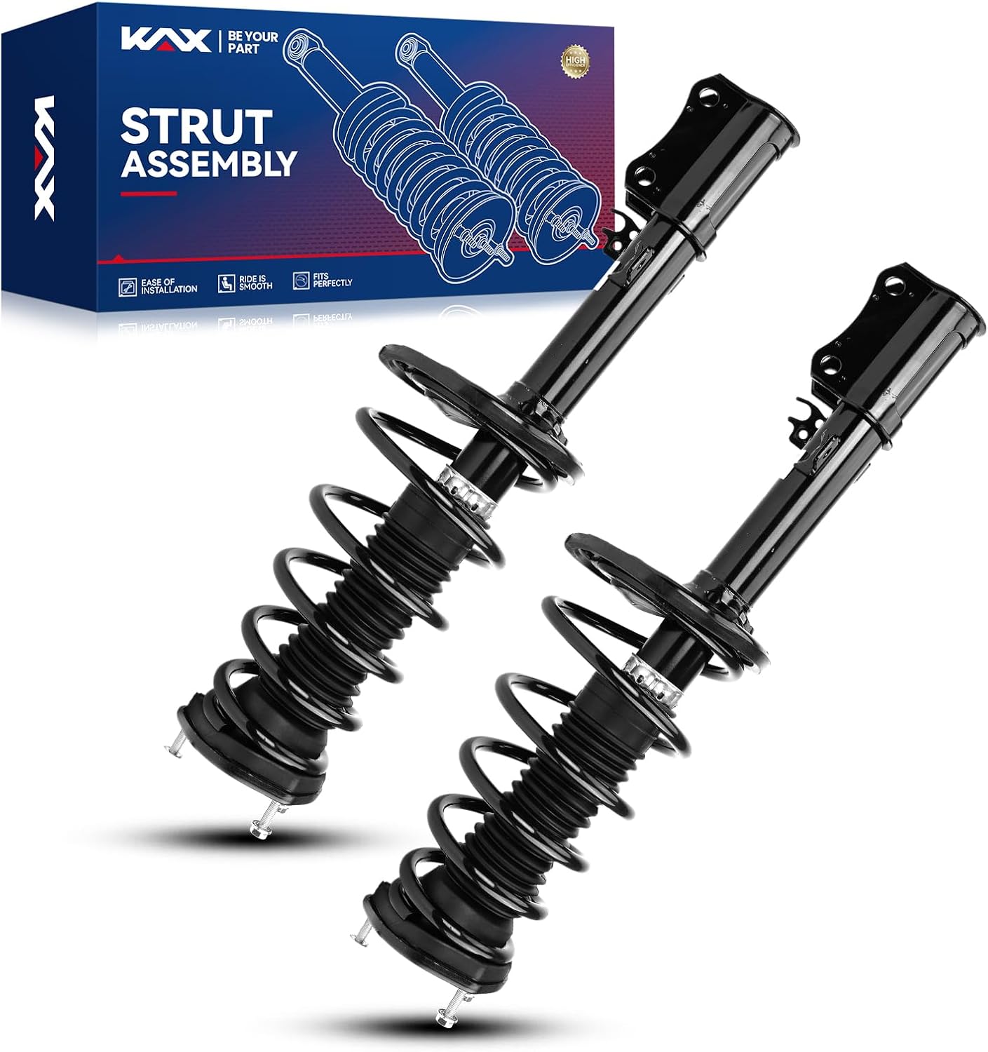 KAX Complete Rear Shocks Absorber Struts Assembly for Camry