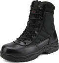 NORTIV 8 Steel Toe Boots for Men - Slip Resistant ASTM Safety