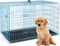 Dog Crate 24in Foldable Metal Kennel - Portable, Secure