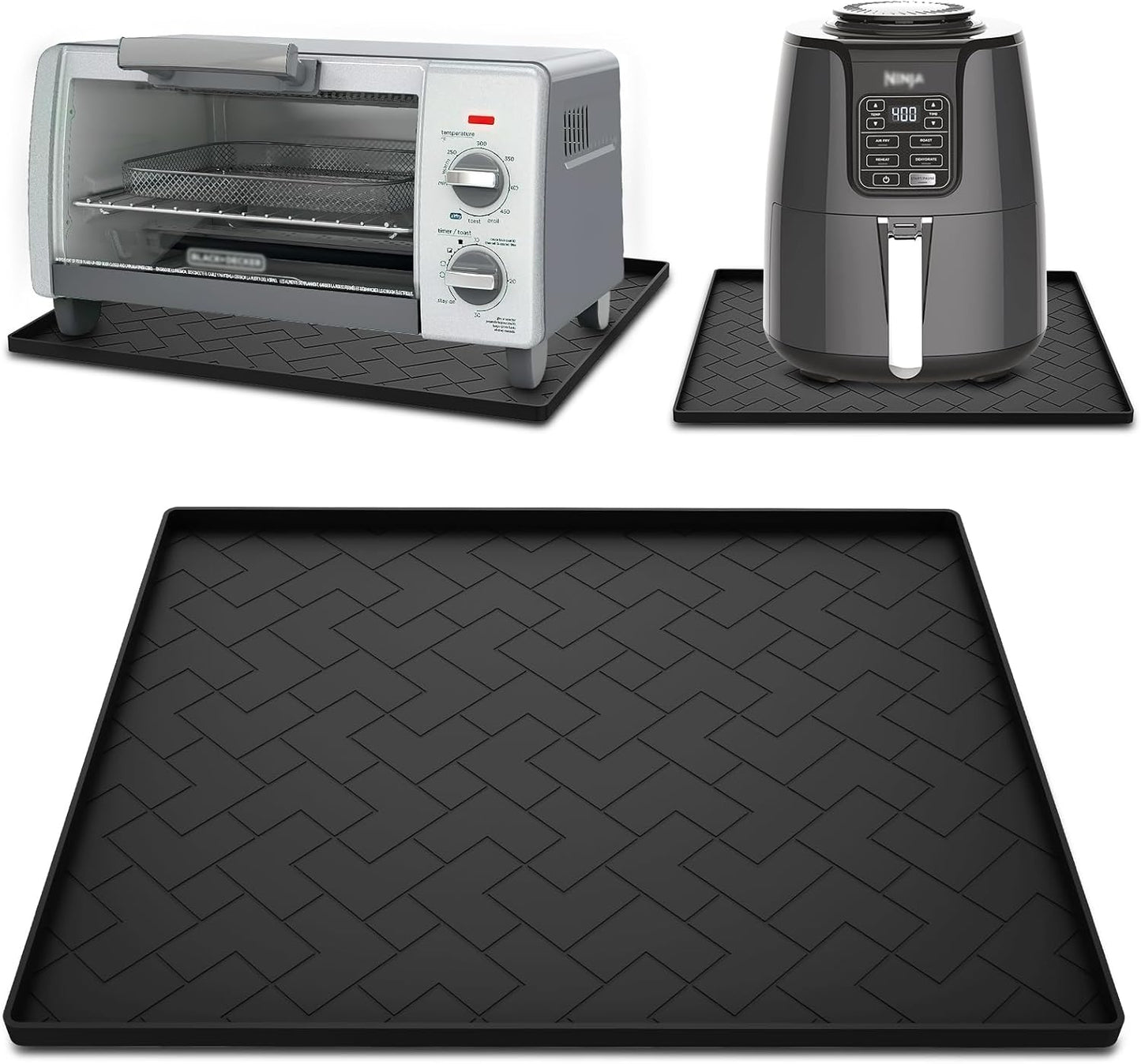 Protects Countertops: Air Fryer Silicone Mat