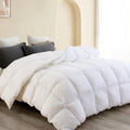 SNOWMAN Premium Down Comforter King Size - All-Season Luxury Comfort