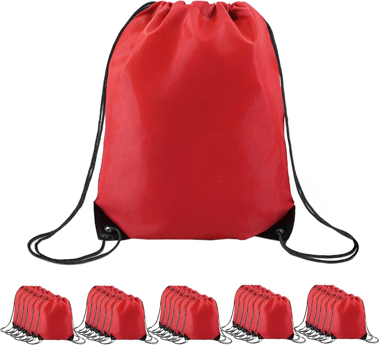 BeeGreen Drawstring Backpack Bags for Gym Sport Trip DIY