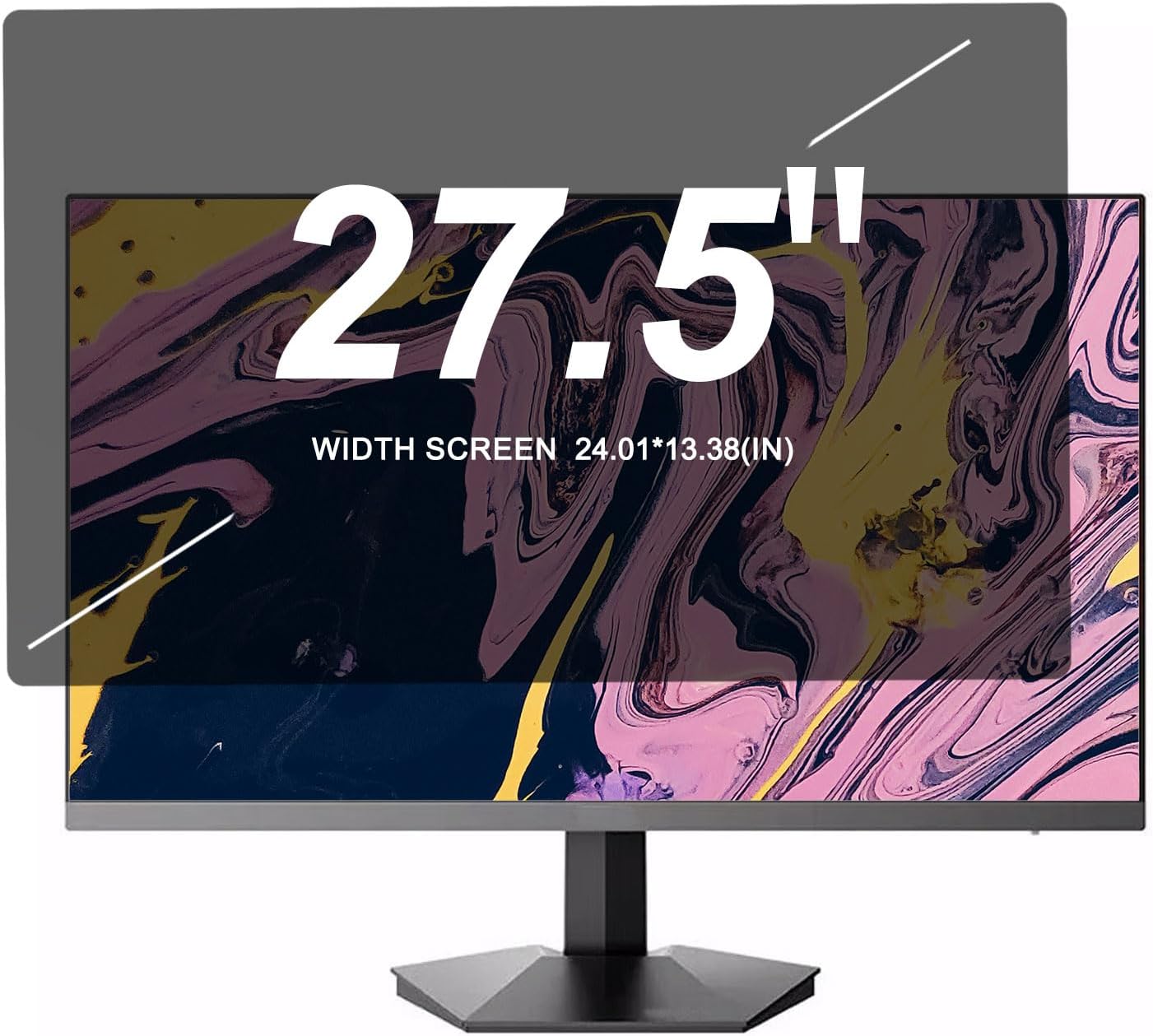 27.5 Inch Computer Privacy Screen for Monitor Protection