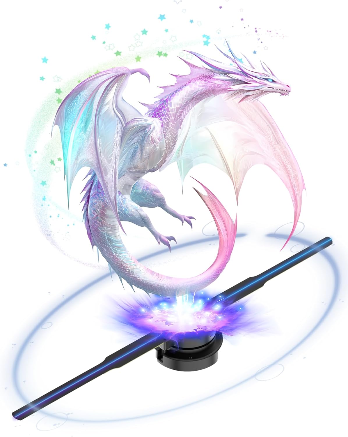 3D Hologram Fan with HD LED Beads for Stunning Visuals