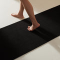 Black Bathroom Runner Rugs 24in x 70in - Quick Dry Low Pile Runner