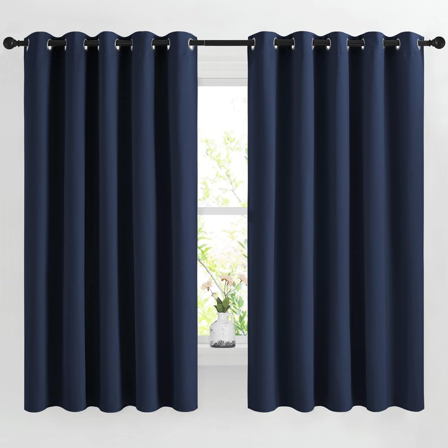 NICETOWN Blackout Curtain Panels 66 - Energy Saving Drapes