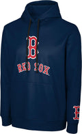 FOCO MLB Men's Official Primary Logo Wordmark Performance Pullover Fan